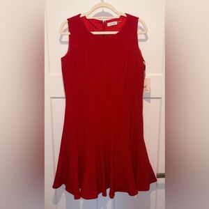 Calvin Klein Vibrant Red Mini Dress